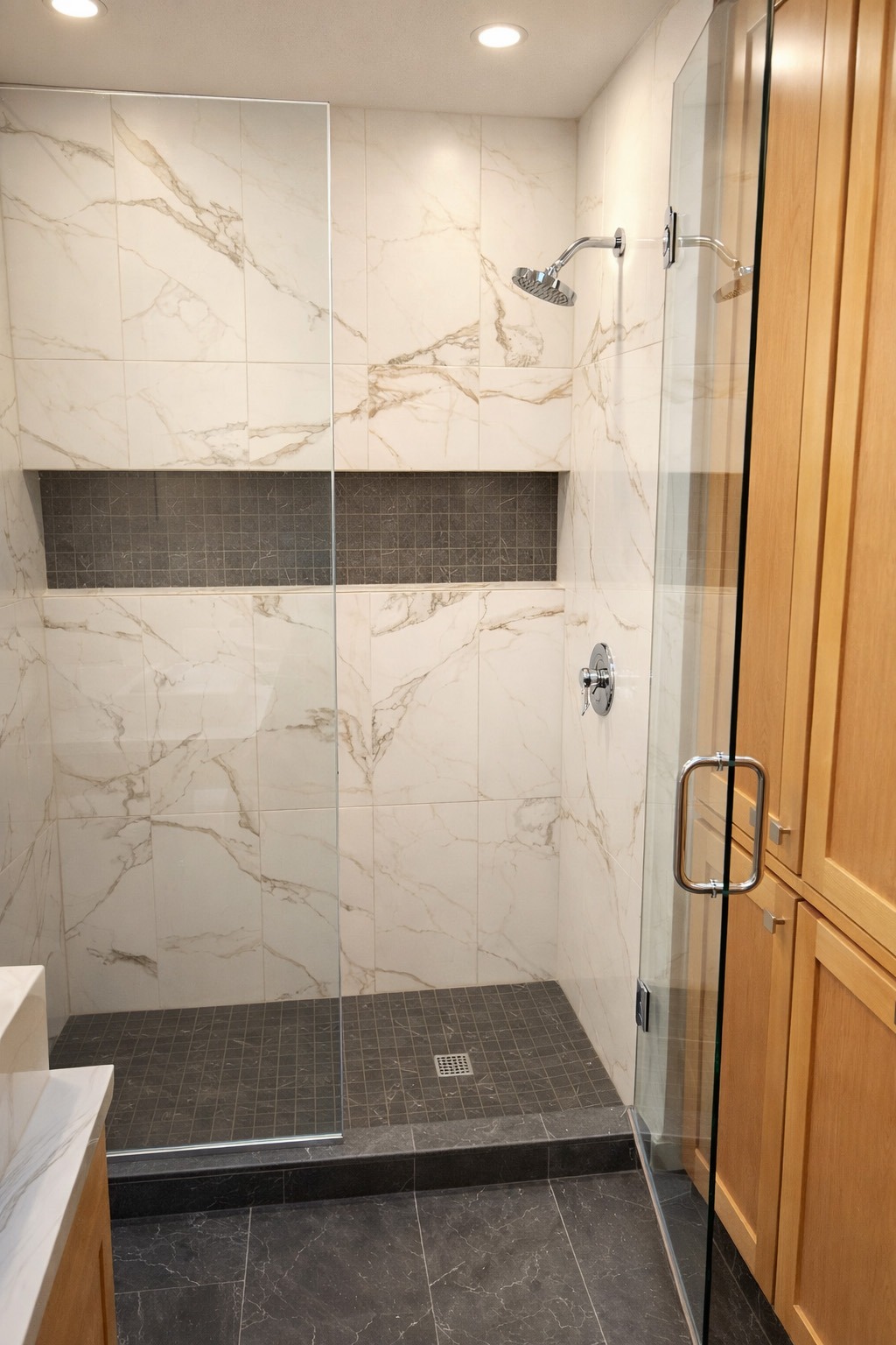 door panel frameless