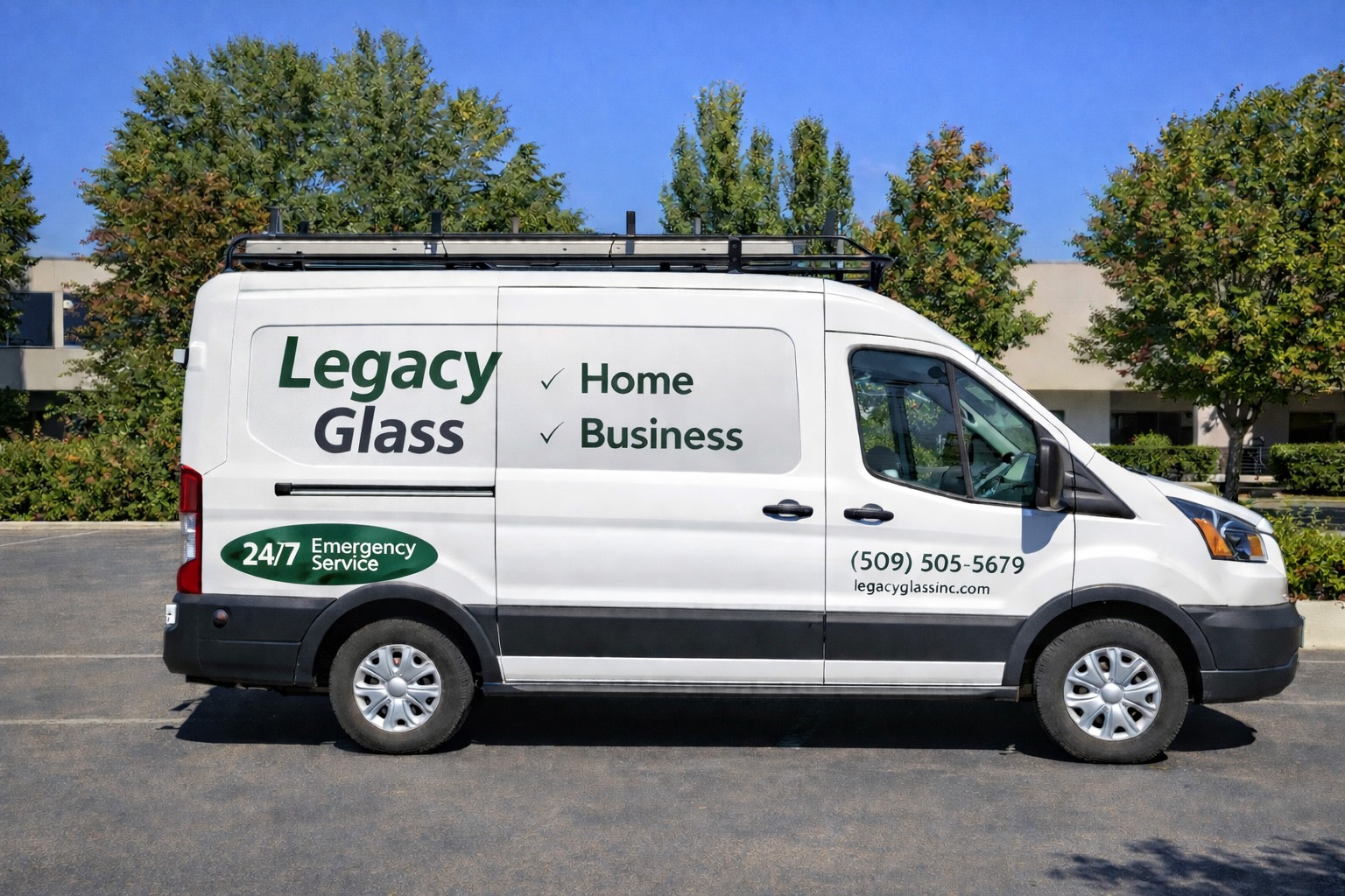 Legacy Glass service car