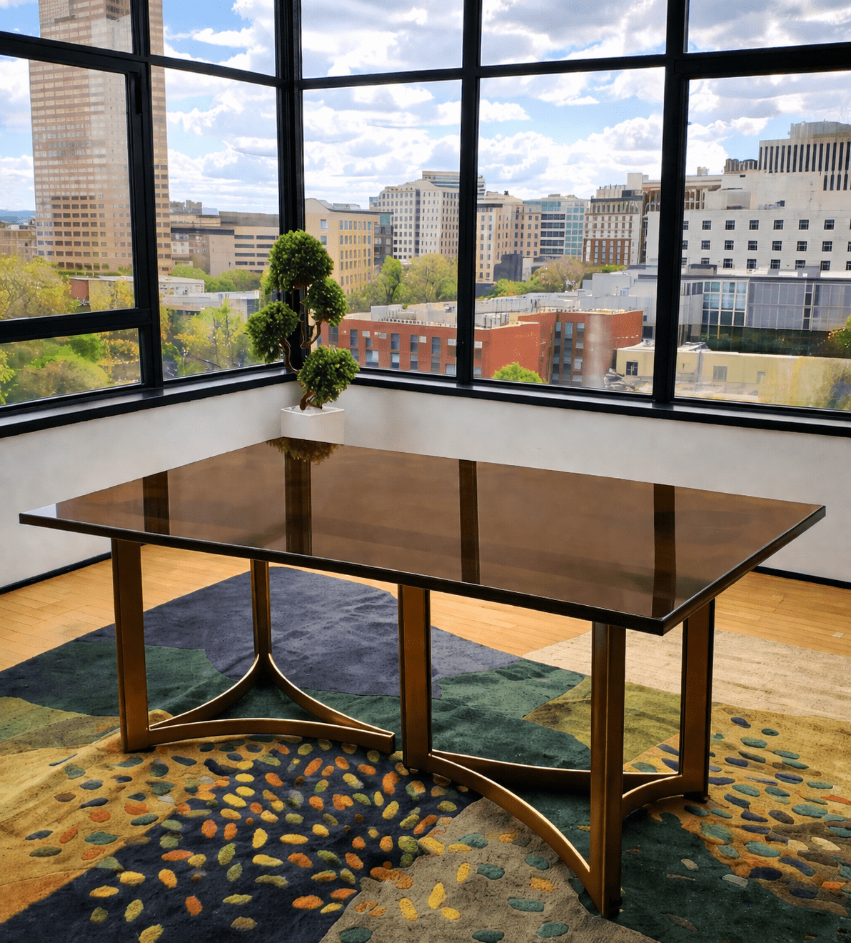 bronze table top